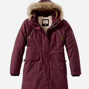 Legendary Whitetails Women's Parka Winter Coat with Hood Rusty Maroon Med 6376